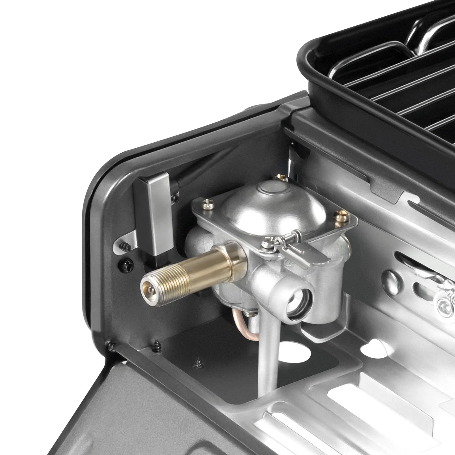 Hornillo Gas Acero Inox - Encendido Integrado + Portátil para Camping y RV