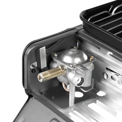 Hornillo Gas Acero Inox - Encendido Integrado + Portátil para Camping y RV