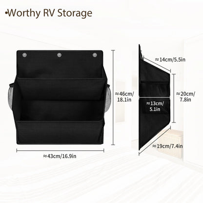 Camper Over-the-Door Hanging Organizer – Oxford Storage Bag with Multiple Pockets