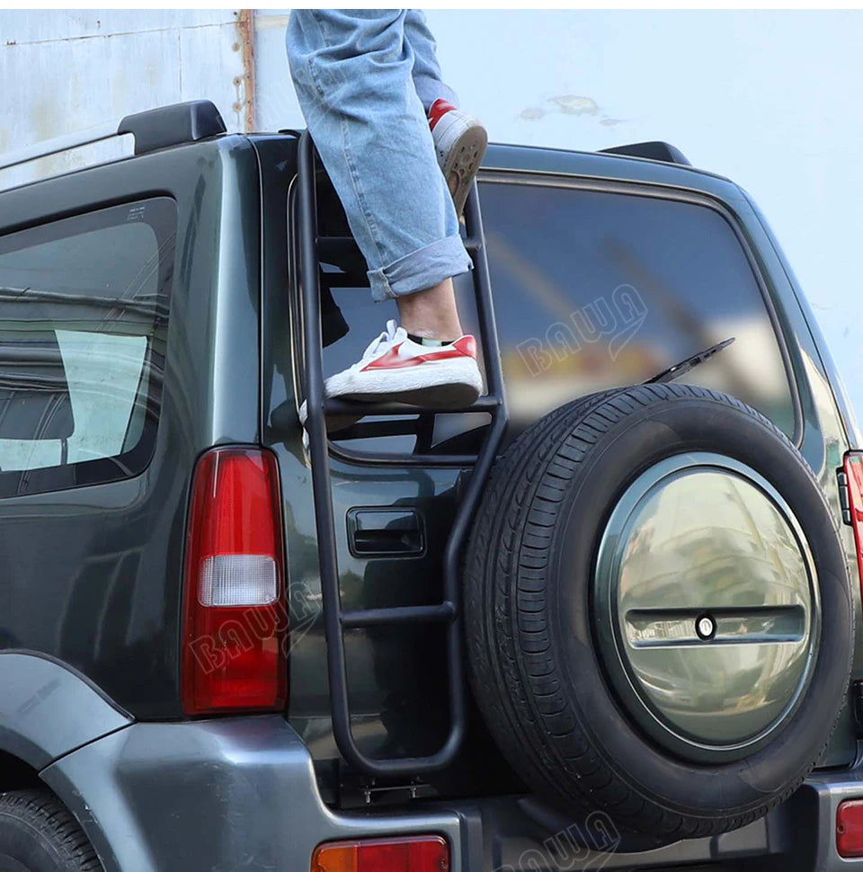 Échelle de hayon arrière pour Suzuki Jimny (2007–2017) – Alliage d'aluminium 