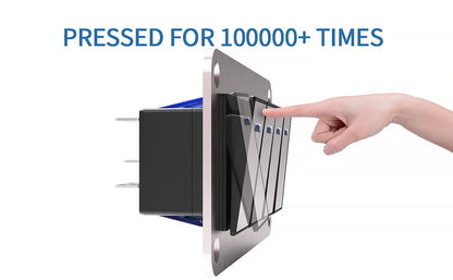 Panel de Interruptores de Aluminio 12V / 24V para Camper, RV y 4x4