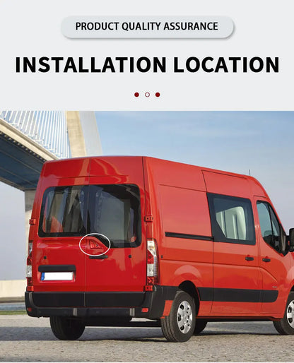 Nissan NV400 / Renault Master 3 / Opel Movano - Cámara Marcha Atrás AHD con Luz de Freno