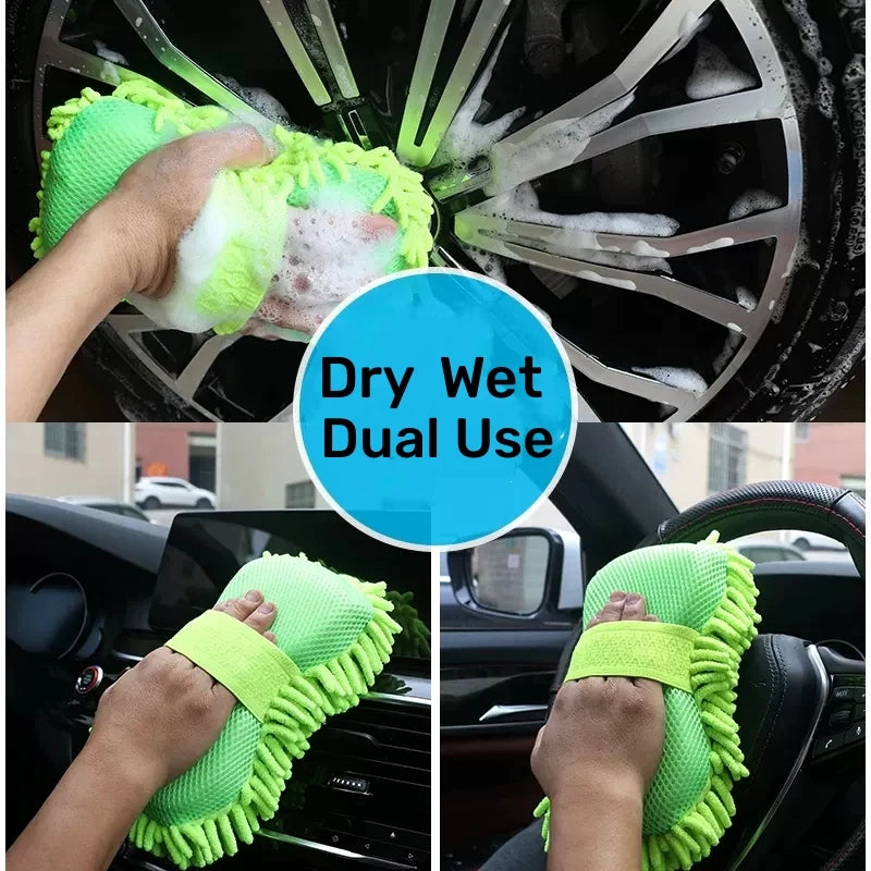 Microfiber Sponge and Cleaning Accessories for Cars – Washing and Detailing