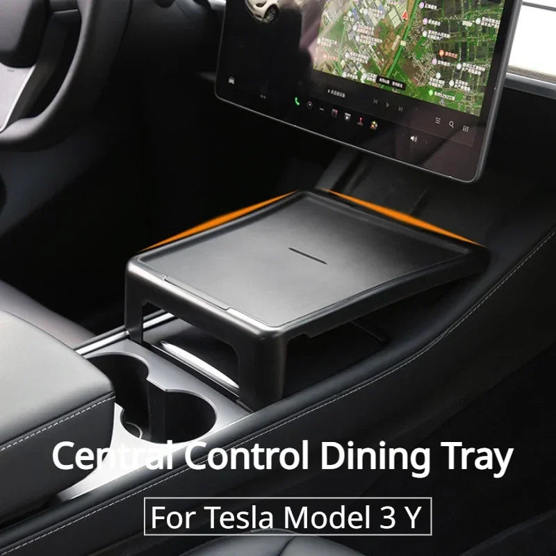 Dining Tray for Tesla Model 3 and Model Y Center Console | Multi-function Interior Table