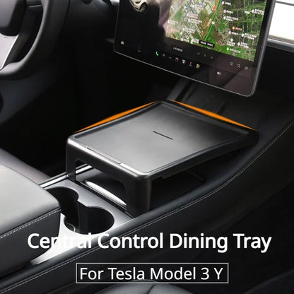 Dining Tray for Tesla Model 3 and Model Y Center Console | Multi-function Interior Table