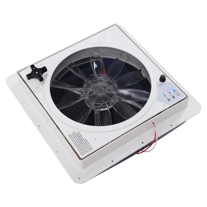 Ventilateur de plafond RV Premium - Télécommande + Capteur de pluie + Voix (36cm)