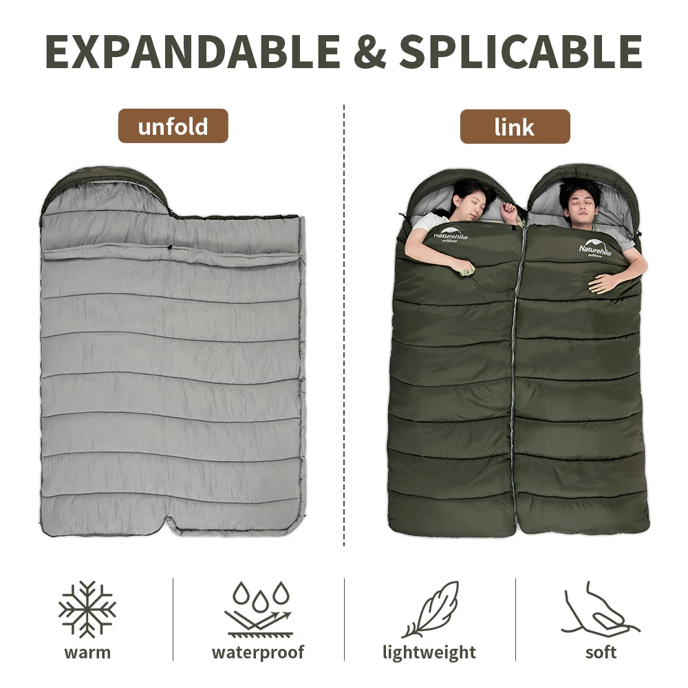 Naturehike Envelope Sleeping Bag | Cotton | Moderate Cold