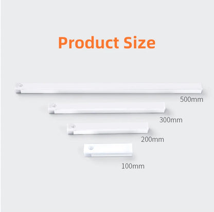 Luz LED con Sensor de Movimiento - Recargable USB-C · Magnética · 3 Colores · Sin Cables