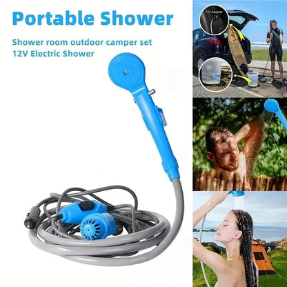 Douche portable 12 V pour voiture et camping