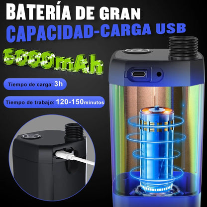 Portable Camping Shower with Temperature Display