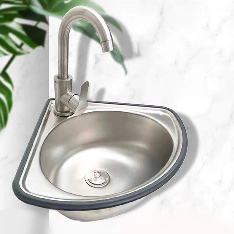 Évier d'angle pour camping-car et caravane