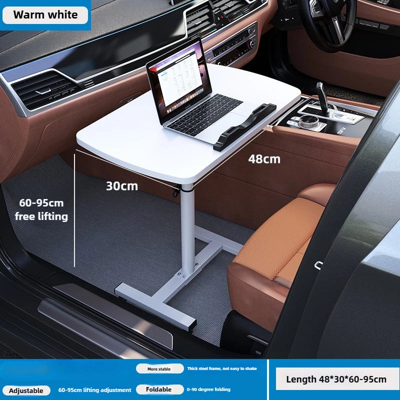 Mesa Plegable Ajustable para Camper y Autocaravana | Mesa Elevable Interior para Furgoneta y Coche