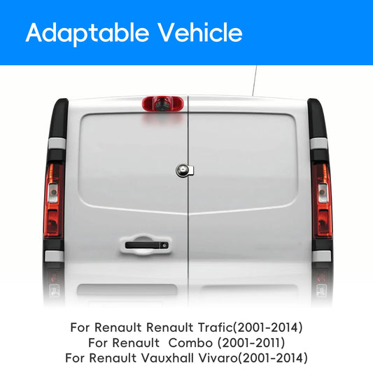 Renault Trafic / Vauxhall Vivaro 2001-2014 - Cámara Marcha Atrás con Luz de Freno