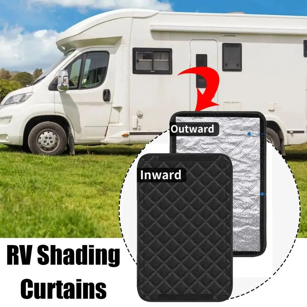 Motorhome Door Window Sunshade 