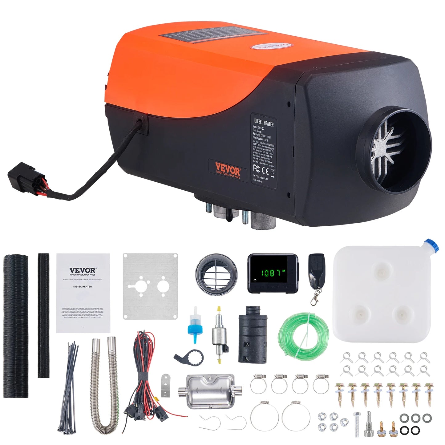 Calefactor Diésel Portátil 8KW  – Calor Rápido y Seguro