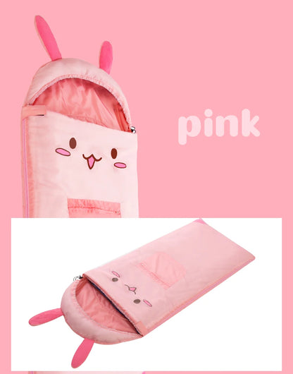 Sac de couchage enfant à motifs animaux | Été | Léger et confortable