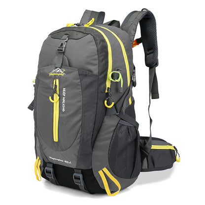 Mochila 40L Ultraligera - Nylon Impermeable · Multiusos · Sin Estructura
