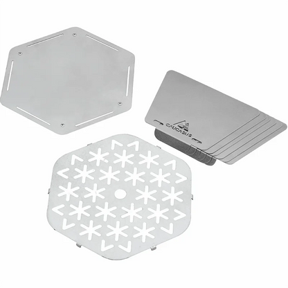 estufa de hoguera plegable para acampar