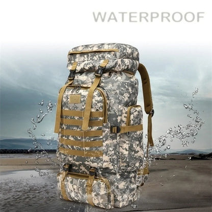 Sac à dos de randonnée 80L extensible - Nylon résistant · Housse de pluie · Multi-usages Aventure