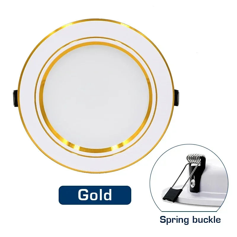 Downlight LED Empotrable Ultrafino 5W–18W | Luz Cálida o Fría