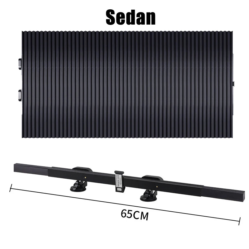 Parasol Retráctil para Parabrisas con Ventosas