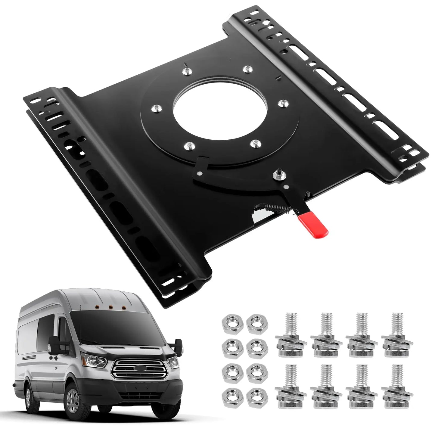 Base giratoria para asiento pasajero Ford Transit , asiento giratorio 360