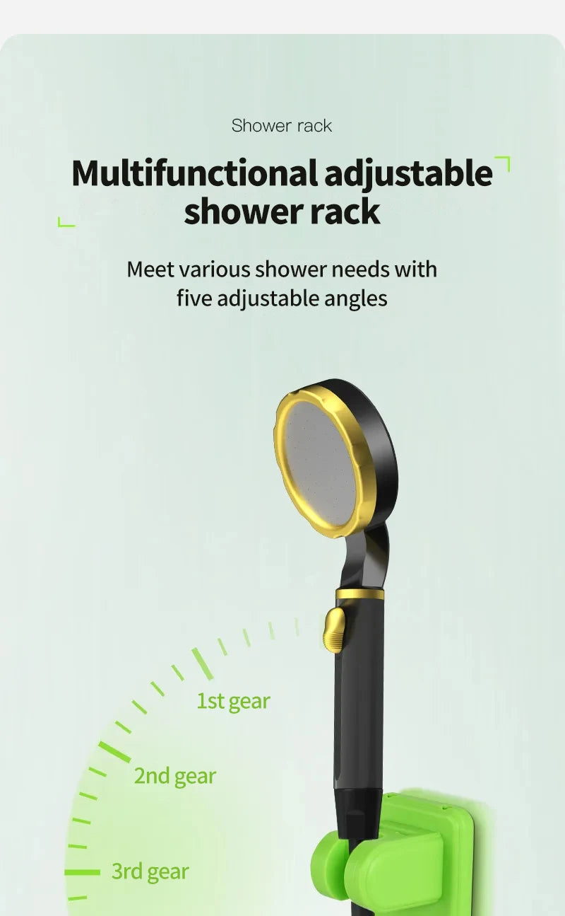 Camping Shower Kit with 6000mAh Rechargeable Pump 