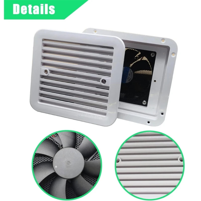 Ventilador Extractor 12V para RV y Uso Marino – Ventilación para Camper, Caravana y Barco