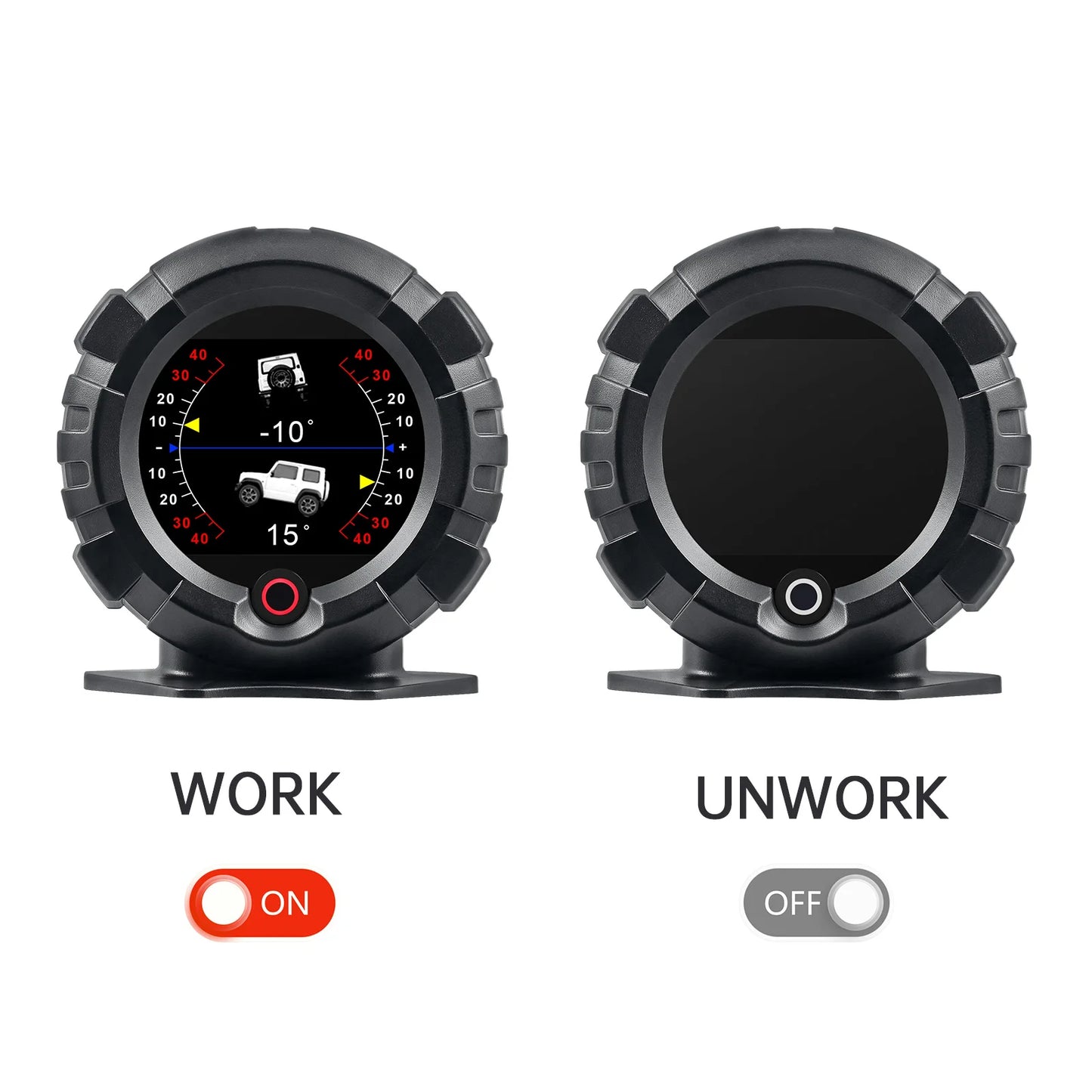 HUD GPS ZMFJH X95 – Medidor de Inclinación Digital para Todoterreno | Velocímetro, Altitud, Pendiente y Brújula