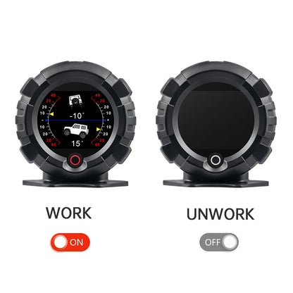 HUD GPS ZMFJH X95 – Medidor de Inclinación Digital para Todoterreno | Velocímetro, Altitud, Pendiente y Brújula