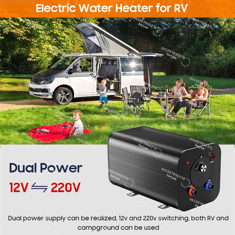 Calentador de Agua Eléctrico para Camper y Autocaravana – 10L a 30L | Clase A