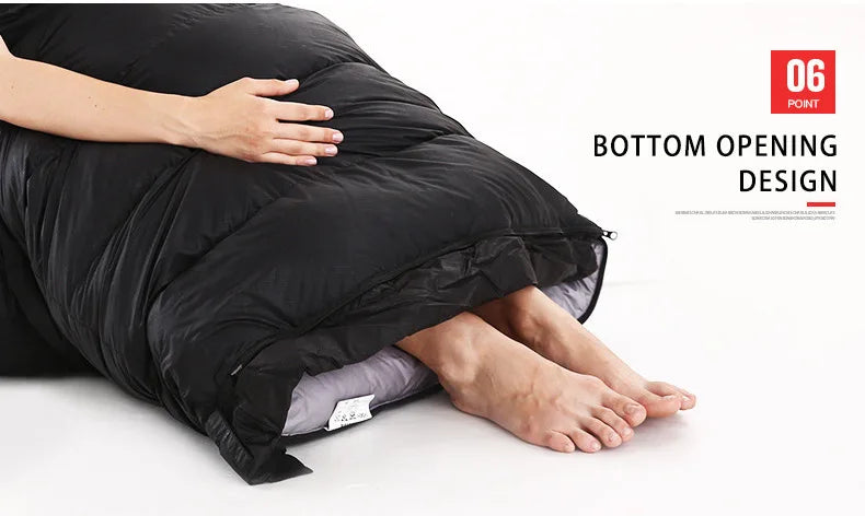 Sac de couchage de camping DAWN TRIP 0–5 °C – Léger et pliable