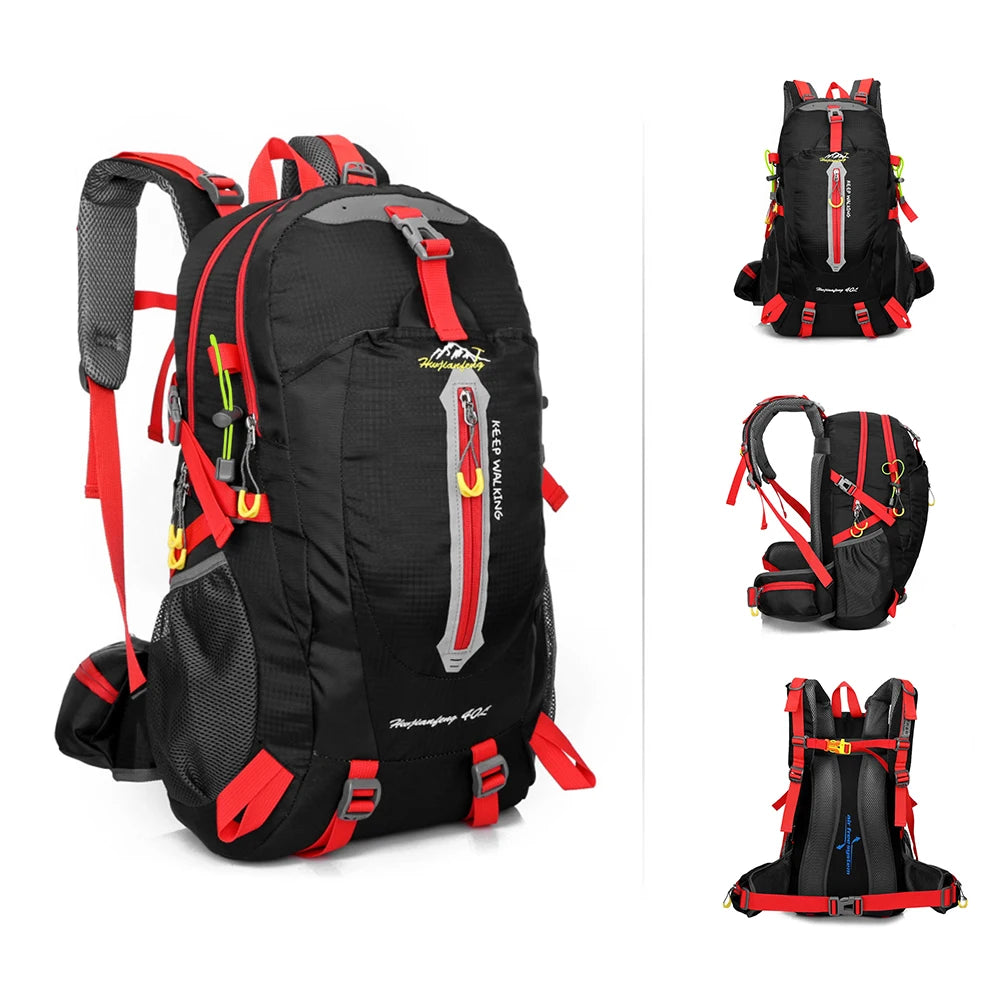 Mochila 40L Ultraligera - Nylon Impermeable · Multiusos · Sin Estructura