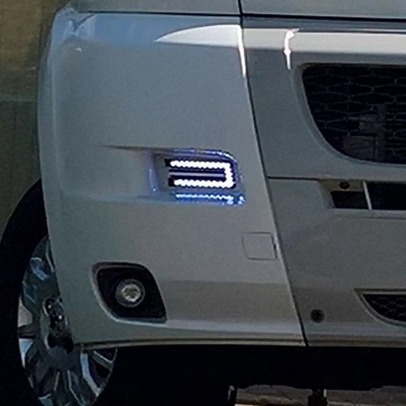 Luces Diurnas LED para Peugeot Boxer / Citroën Relay / Fiat Ducato 2006-2014 – 2400LM, 12V, 6W, Blanco 6000K, COB Chip, Fácil Instalación