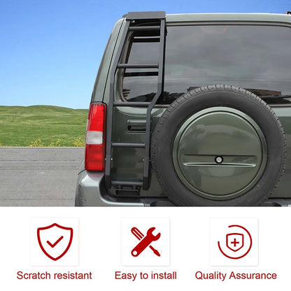 Échelle de hayon arrière pour Suzuki Jimny (2007–2017) – Alliage d'aluminium 