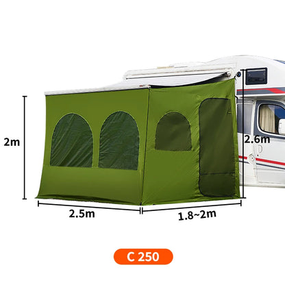 Tienda de Privacidad y Toldo Lateral para RV