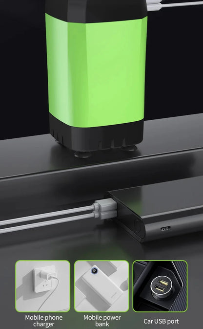 Camping Shower Kit with 6000mAh Rechargeable Pump 