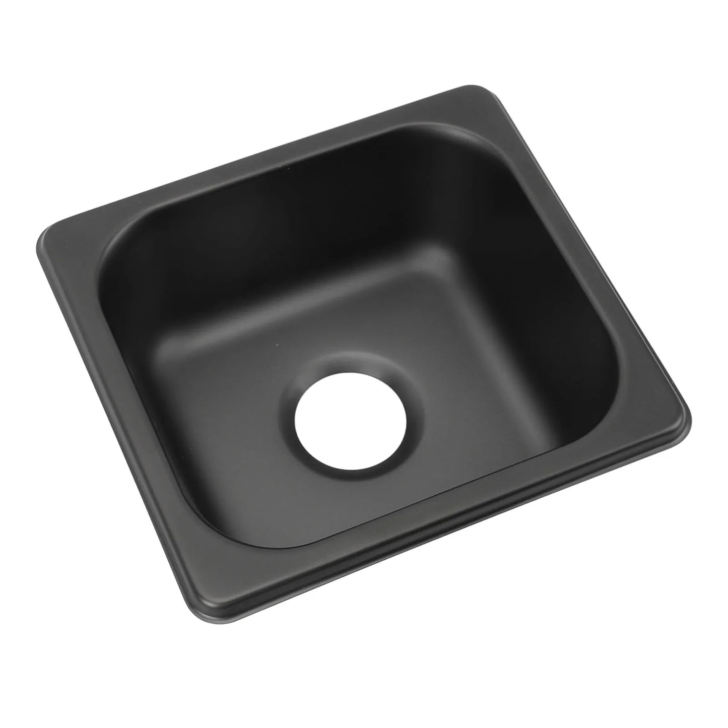 RV Black Stainless Steel Sink (175×160×70 mm)