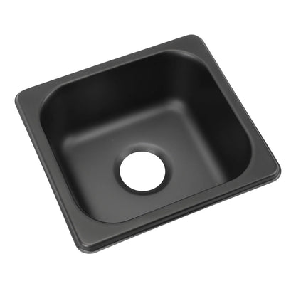 RV Black Stainless Steel Sink (175×160×70 mm)