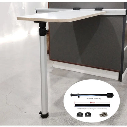 Mesa Plegable para RV con Pata Ajustable | Mesa Exterior y Interior de Aluminio Reforzado, Desmontable y Regulable