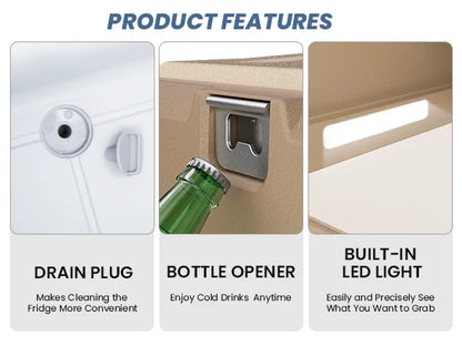 Refrigerador Portátil de 35L – 45L para Vehículo y Camping