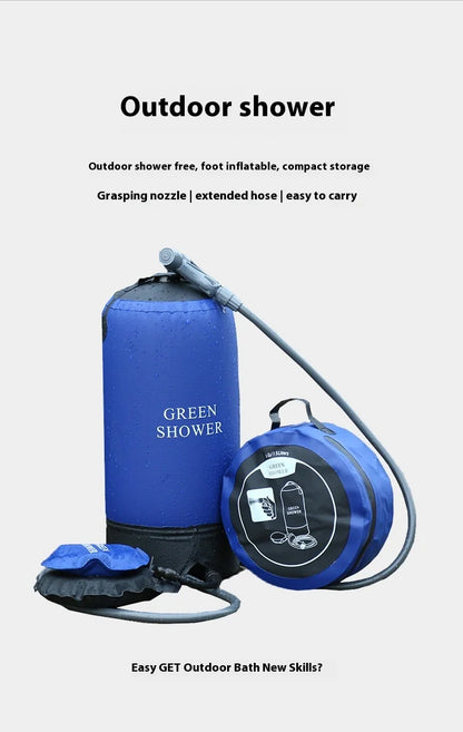 11L Pressure Camping Shower - Portable Bag Without Electricity (Durable PVC)