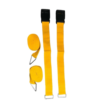 RV Awning Wind Stabilizer Kit – Compatible with Fiamma/Dometic, Tie-Down Straps with Hooks, Tent Stakes, and Storage Bag