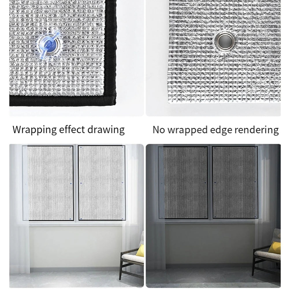 Lámina Aislante de Aluminio Doble Capa para Techo y Ventanas