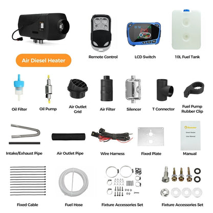 8KW Sunster Portable Diesel Heater – Fast, Safe, and Quiet