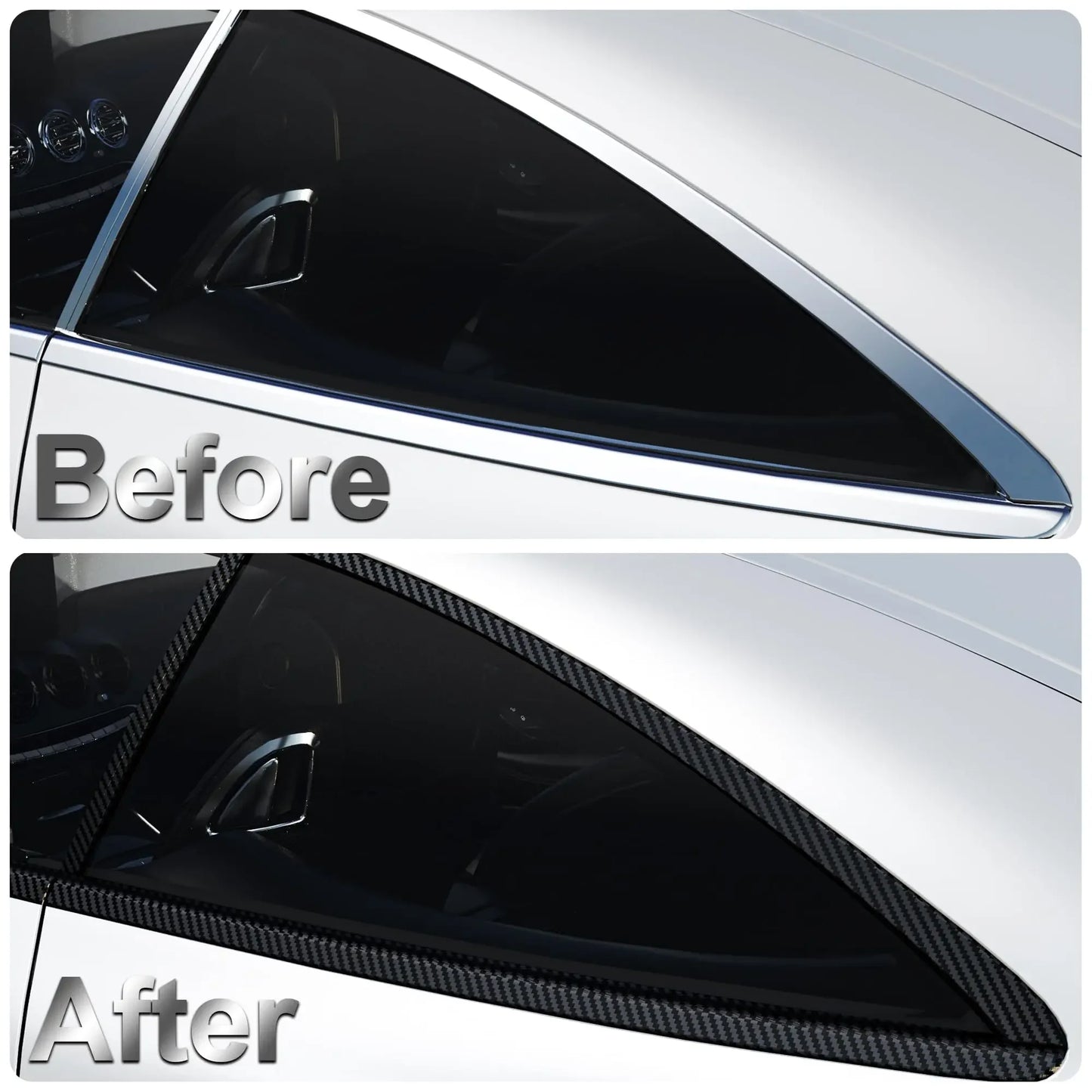 Cinta Protectora 3D Fibra de Carbono | Nano Tape Adhesiva Antirrayaduras para Puertas y Espejos | 1–10 m