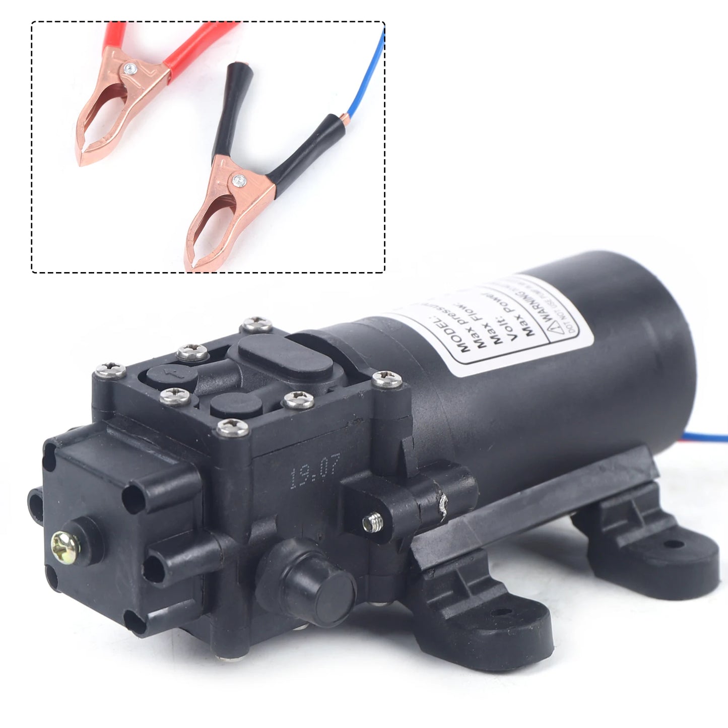 12V Diaphragm Water Pump with Pressure Switch – 5 L/min for Camper and Motorhome
