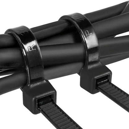 Bridas de Cable Negras (100 uds) – Alta Resistencia y Protección UV