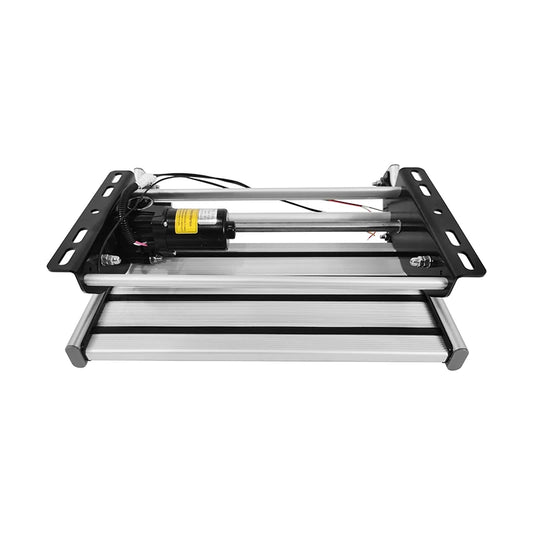 Escalón Eléctrico Plegable 12V para Autocaravana y Camper – Aluminio Antideslizante con Luz LED