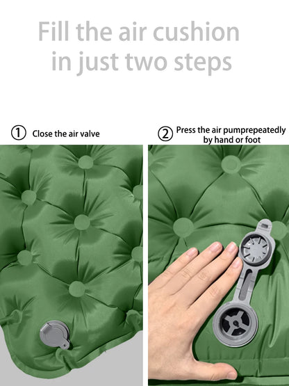 Colchón Inflable Autoinflable para Camping con Bomba Integrada | Ultraligero y Compacto